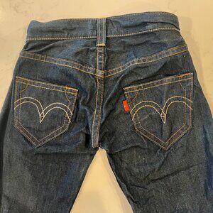 🔥 Levi’s RED Vintage Premium Women’s Jeans 28 Straight Leg F01 F02 – Rare Ultra